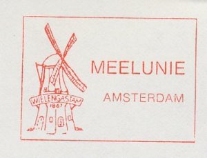 Meter Proof / Test strip Netherlands 1976 Windmill - Flour Union