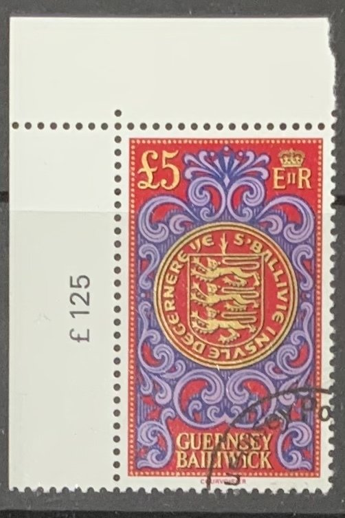 GUERNSEY 1983 DEFINITIVE £5 USED