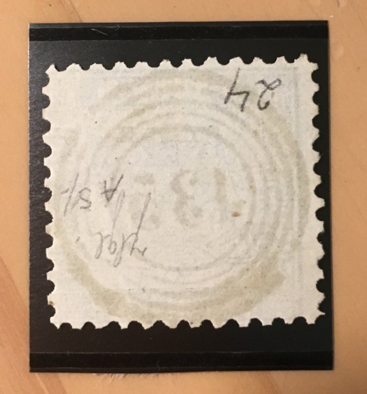 Baden Scott #24, 18kr, 1862