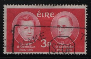 Ireland 1962 used Sc 182 3p John O'Donovan, Eugene O'Curry - Death Centenaries