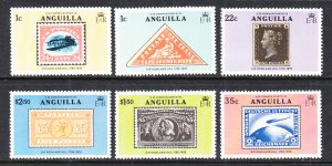 Anguilla 349-354 Stamp on Stamp MNH VF