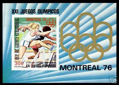 Equatorial Guinea MIBK224 MNH Olympic Sports, Montreal Olympics