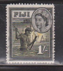 FIJI Scott # 156 Used - QEII & Fisherman