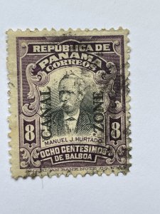 CANAL ZONE US Possession Panama 34 Used 1909 Hurtado ABNCo KSPhilatelics