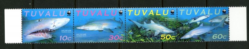Tuvalu #816a TIGER SHARKS  <563>