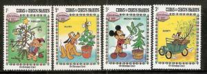 Turks & Caicos Is. Walt Disney Animation Cartoon Film Mickey Mouse Donald Duc...