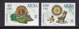 Aruba  #B51-B52   MNH  1998  solidarity