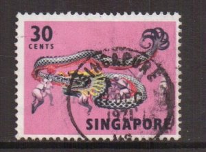 Singapore   #92   used   1968  dance / opera  30c