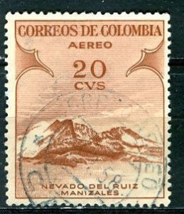 Colombia; 1954: Sc. # C243: Used Single Stamp