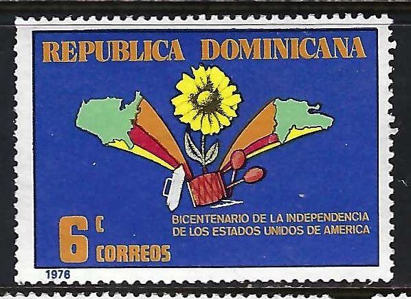 Dominican Republic 765 VFU MAP Z4114-1
