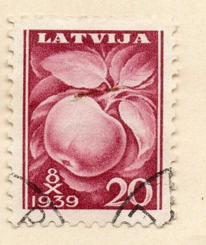 Latvia 1934 Early Issue Fine Used 20s. 228172
