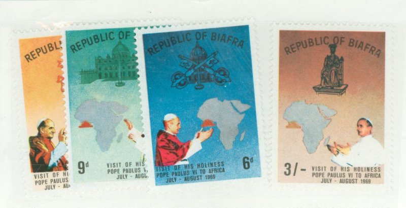 Biafra #27-30a  Single (Complete Set)