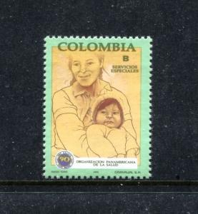 Colombia 1072, MNH, Pan American Helth Organization 1993. x23412