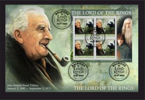 FDC. Cover Cinema. The Lord of the Rings 2023 year 8 covers perforated MNH**