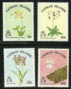 Album Treasures Cayman Islands Scott # 535-38 Orchids Set Mint NH