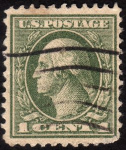 1918, US, 1c, George Washington, Used, Sc 525