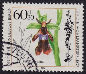 Germany Berlin - 1984 - Scott #9NB217 - used - Flower Orchid