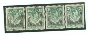 Northern Rhodesia #41 Used Multiple