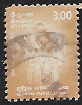 Sri Lanka # 1353 - Daul Drummer - used.....{BRN4}
