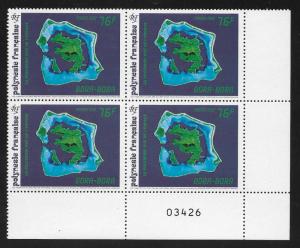 FRENCH POLYNESIA SC# 589 B/4 #03426  VF/MNH 1992