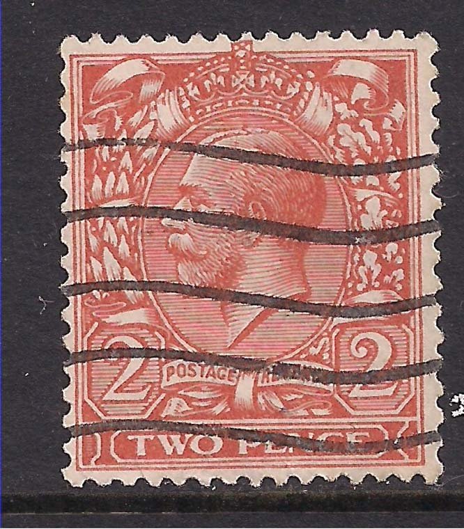 GB 1924 - 26 KGV 2d Orange Die 2 SG 421 Wmk 111 ( G1439 )