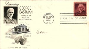 #1062 George Eastman -- Fleetwood Cachet