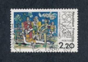 France 1986 Scott 1992 used- Popular Front, Leisure by Leger