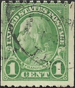 # 604 Used Green Ben Franklin