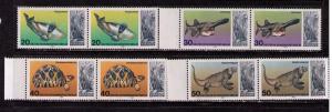 GERMANY BERLIN Sc# 9N411-9N414 MNH FVF Set4 x Pair Aquarium