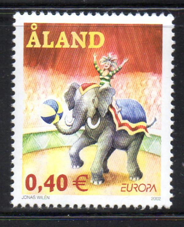 Aland Finland Sc 204 2002 Europa Circus mint NH