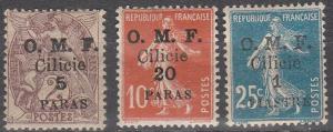 Cilicia #117, 121-2  F-VF Unused CV $5.00  (A10490)