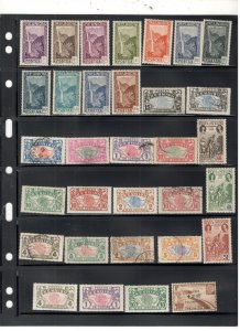 REUNION COLLECTION ON STOCK SHEET MINT/USED