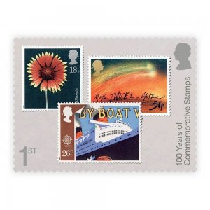 GB 100 Years Commemorative Flowers Halley’s Comet 1st single MNH 2024