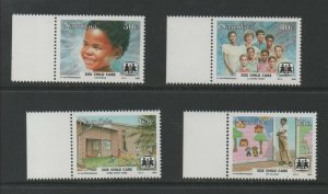 Thematic Stamps Others - NAMIBIA 1993 CHILD CARE 619/22 4v mint