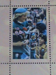 KYRGYZSTAN-DIANA-PRINCESS OF WALES- ALWAYS REMEMBER MNH S/S -VERY FINE
