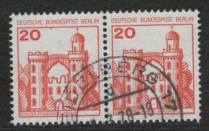 Germany Berlin Scott # 9N392, used, pair, variation sheet print