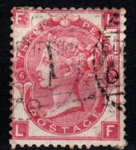 Great Britain #49 Plate 6 F-VF Used CV $85.00 (X3944)