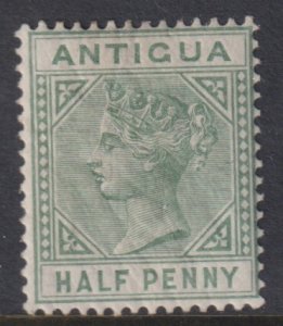 1882-87 Antigua QV Queen Victoria Half Penny MVLH Watermark 2 Sc# 12 CV $5.00