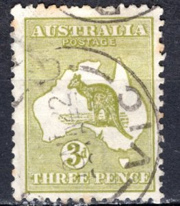 Australia; 1915: Sc. # 47: Die I > Wmk. 10 Used Single Stamp