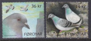 Faroe Islands 520-521 Birds MNH VF