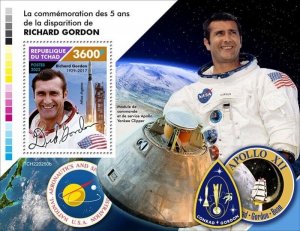 Chad - 2022 Astronaut Richard Gordon - Stamp Souvenir Sheet - TCH220250b