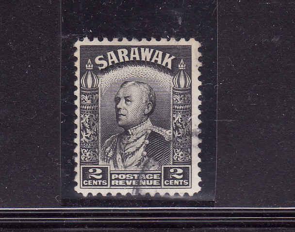 Sarawak-Sc#111-used-2c black-1941-