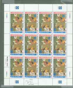 Micronesia #197A  Souvenir Sheet (Soccer)