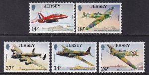 Jersey 544-548 Airplanes MNH VF