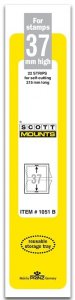 Scott Stamp Mounts Black 37x215mm