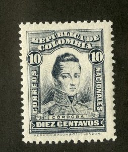 COLOMBIA 344 MNH SCV $3.00 BIN $1.75