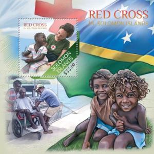 SOLOMON ISLANDS 2013 SHEET RED CROSS slm13513b