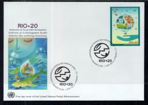 UN Geneva 553 Rio UN Postal Administration U/A FDC