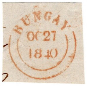(I.B) QV Postmark Collection : Bungay (1840)