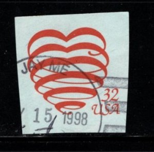 #U637 Spiral Hearts Cut Square - Used